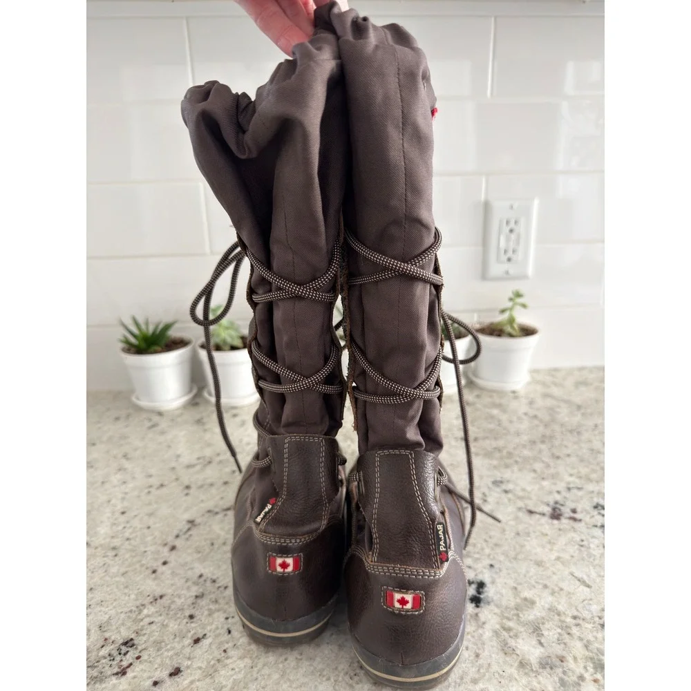 Pajar Canada Tall Brown Winter Boots Size 9–9.5‎ (EU 40)